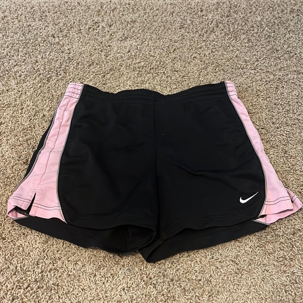 Nike, black and pink shorts